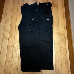 2 pair Holmes Workwear Canvas Cargo Pants Sz 34x30. Good gently used condition.